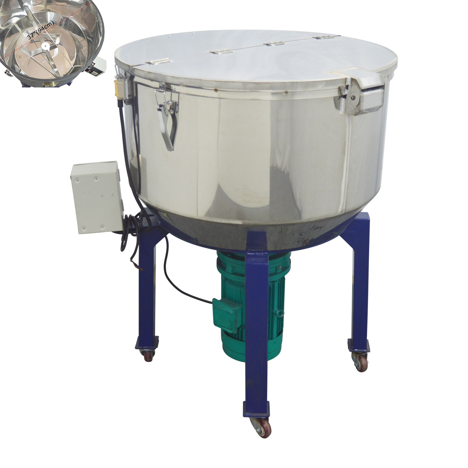 Vertical Stainless Steel PVC Plastic Particle Color Mixer Food Feed Dry Powder
