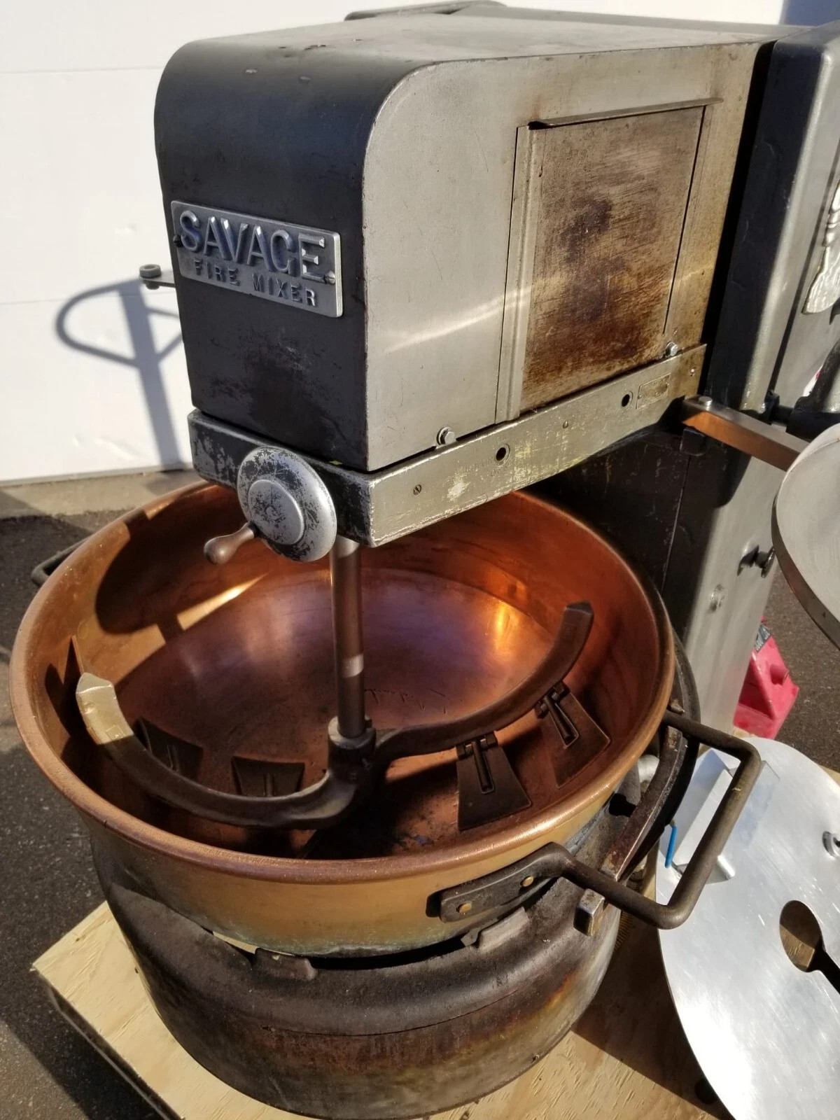 SAVAGE BROS S-48 Fire Mixer Mixing Kettle Confection Fudge Caramel Toffee Gummie
