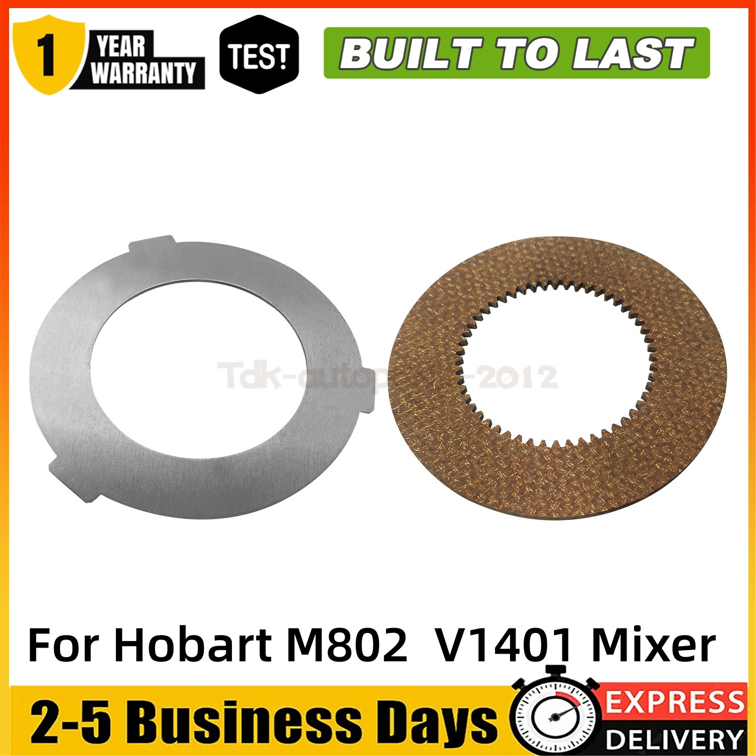 2PCS Inner Outer Clutch Disc 873117 064432 for Hobart Mixer M802 V1401 NEW