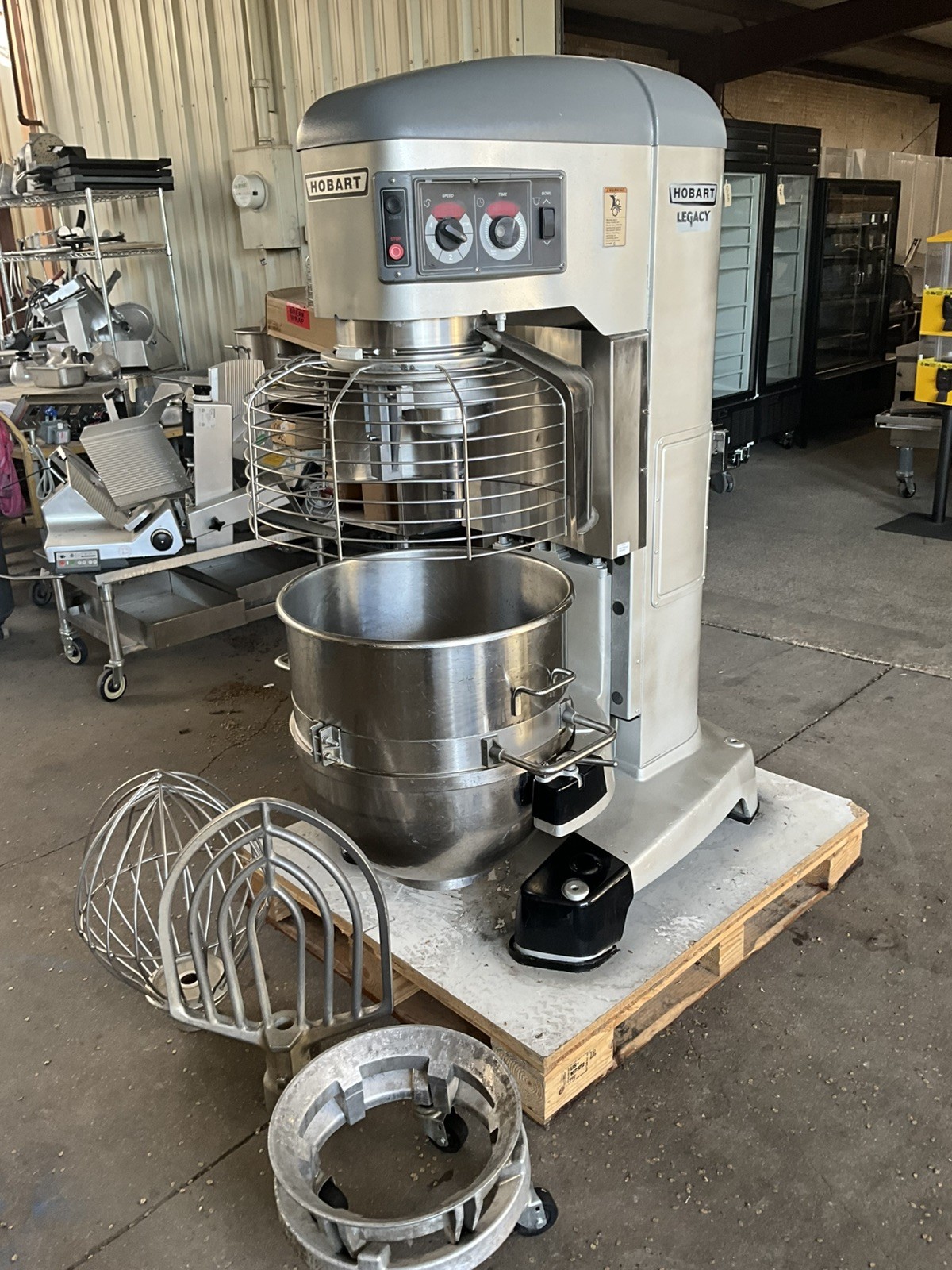 Hobart Legacy 140qt Dough mixer HL1400N Pizza Bakery Donut Pastry bowl guard