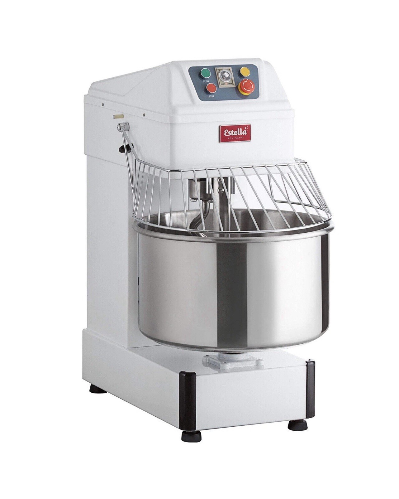 Estella SM50 50 Qt. / 70 lb. Two-Speed Spiral Dough Mixer – 220V, 4 HP