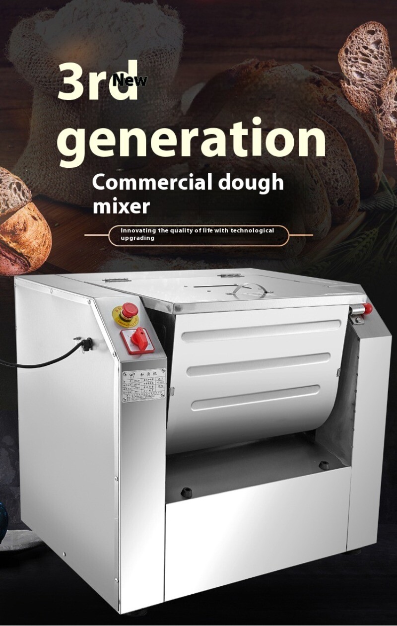 Mixing Machine Commercial 25kg 15 Automatic Kneading Beating Stainless Steel