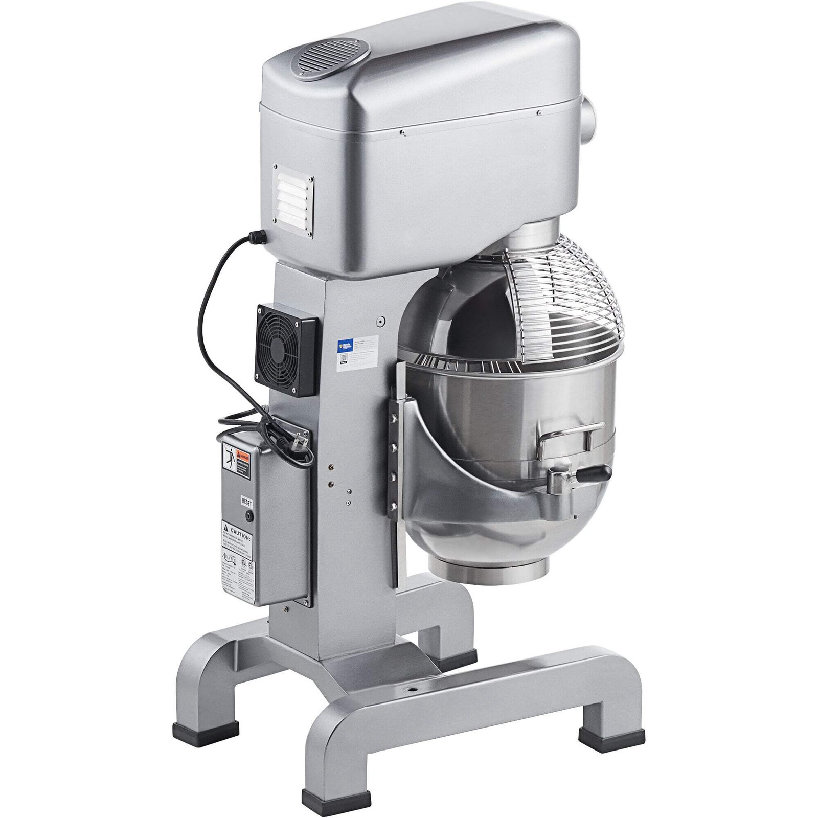 40 Qt. Planetary Floor Mixer with Guard & Standard Accessories – 240V, 2 hp