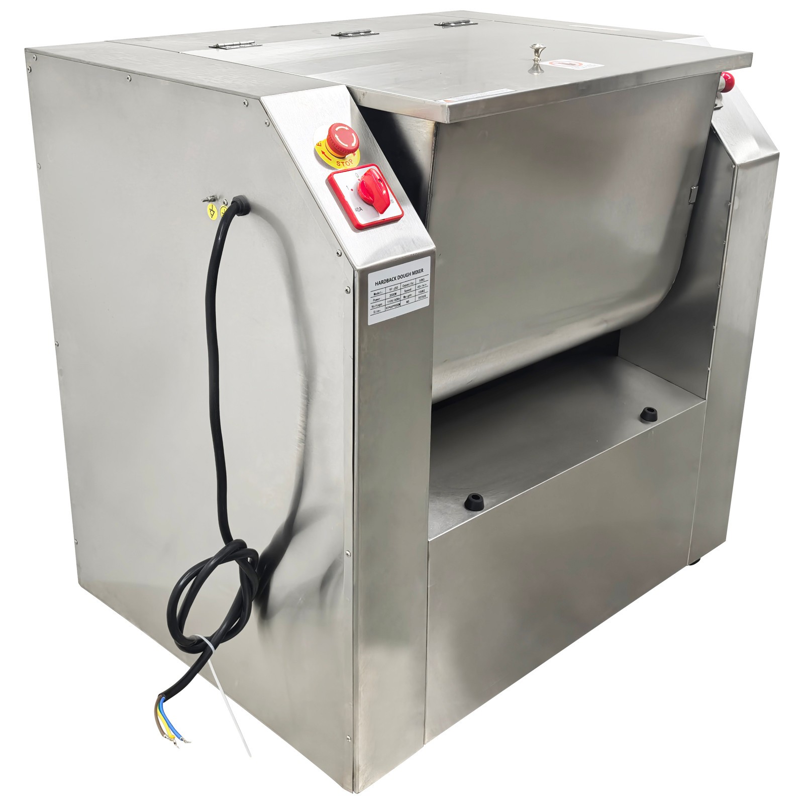110V 50KG Commercial Dough Mixer 3000W Electric Flour Kneading Machine No plug
