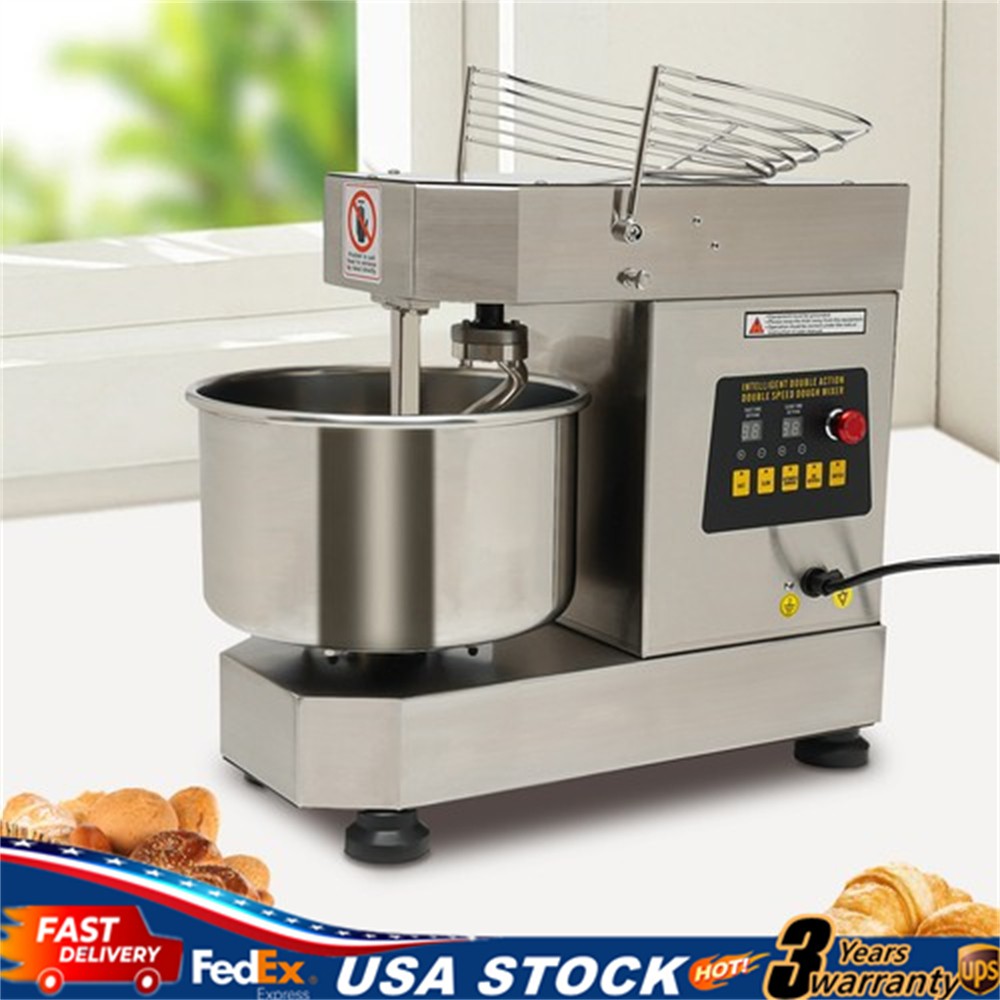 Pizza Dough Mixer Commercial Spiral Dough Mixer Machine Food Mixer Bakery 750w