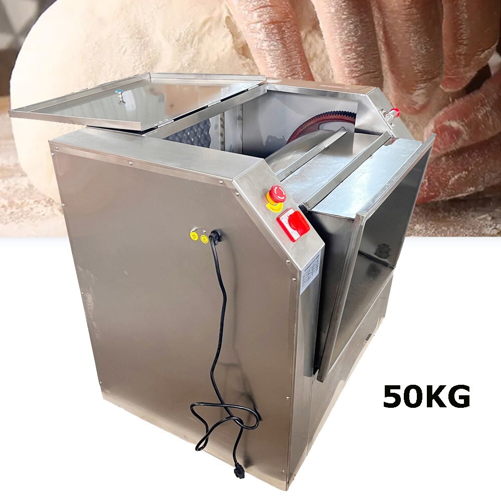 50 KG Commercial Dough Mixer Machine Electric Flour Mixer w/ Bowl Restaurant