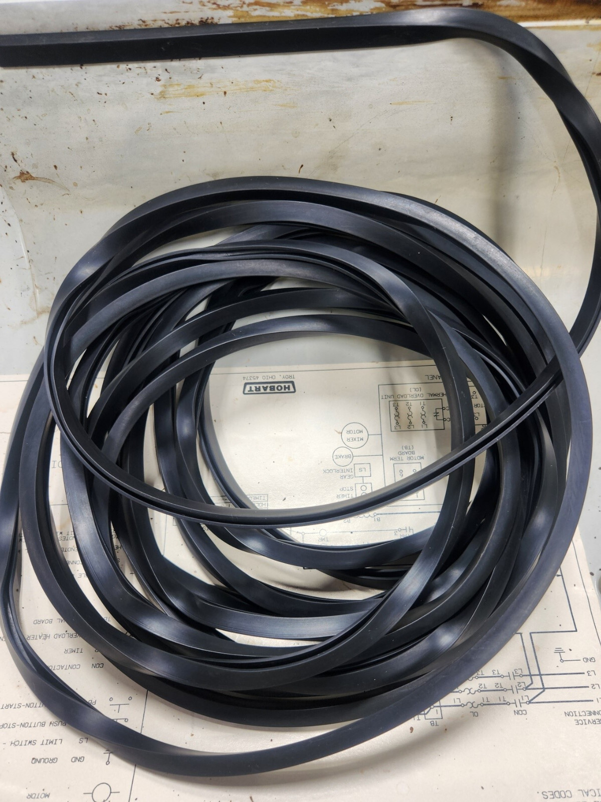 NEW GASKET FOR HOBART MIXERS TOP COVER D330 D340 H600 P660 L800