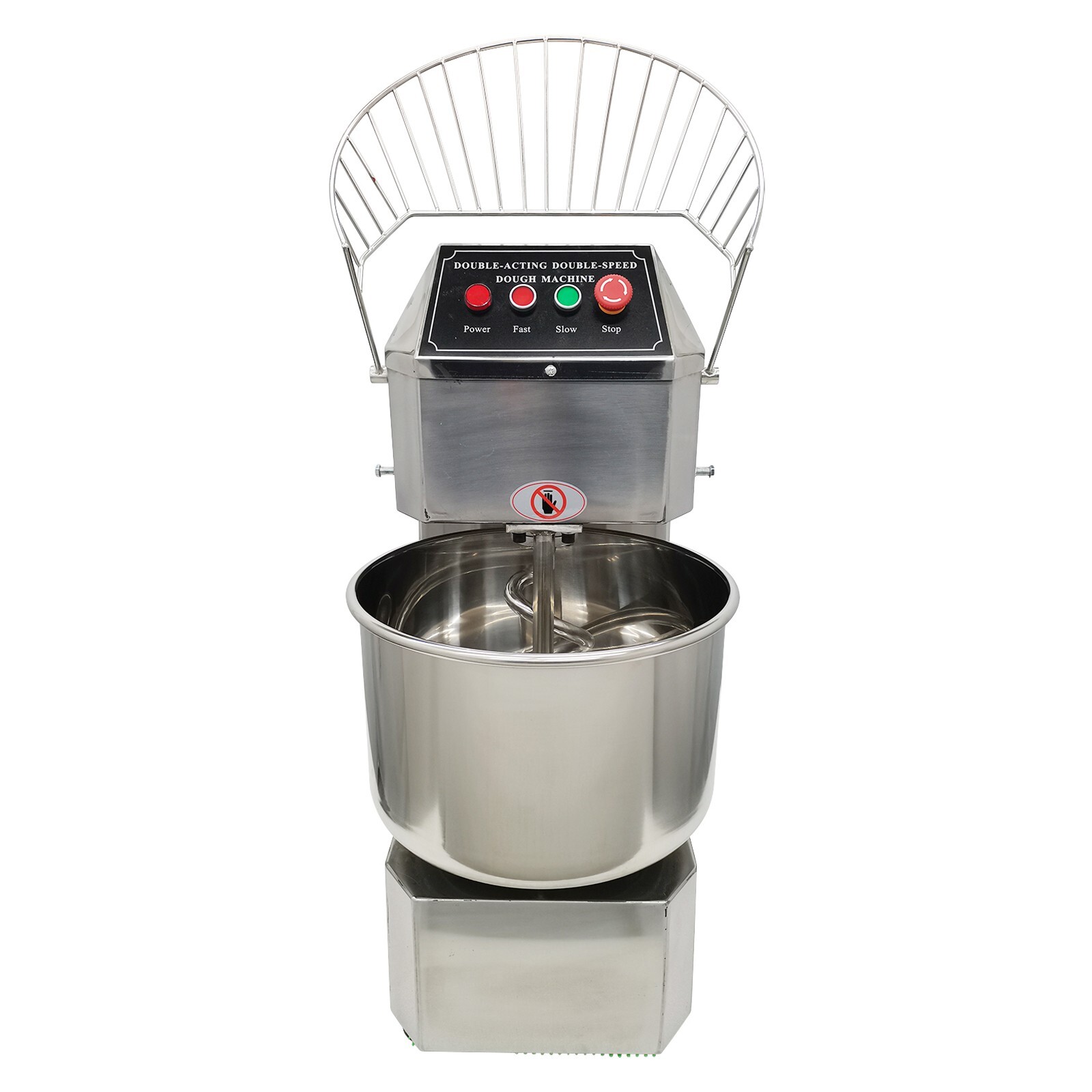110V 30L Commercial Dough Mixer Food Preparation Double Speed Spiral Dough Mixer