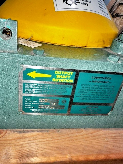 Lightnin Series 10 Model 15Q5 Top Mount Mixer Ratio 14.06