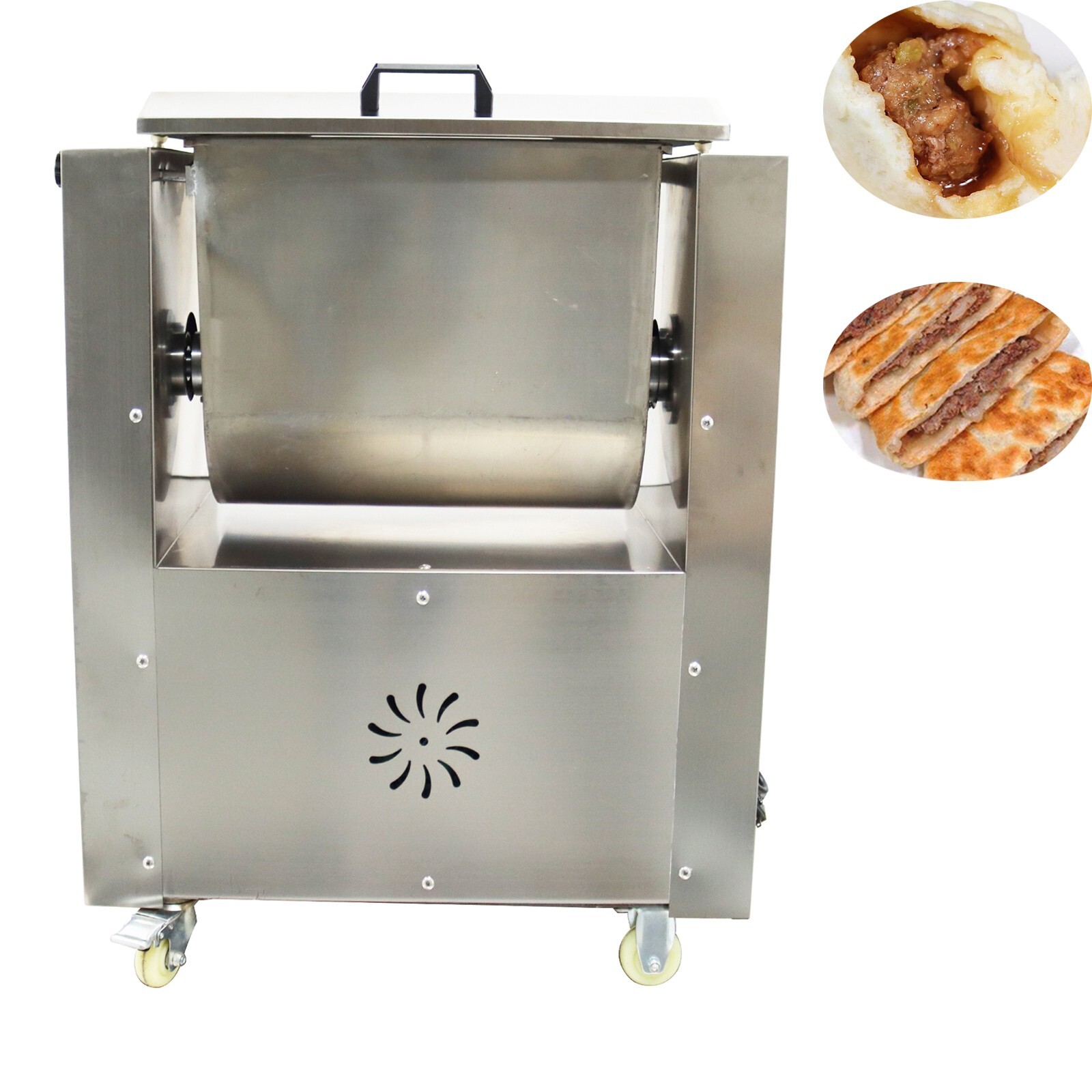 50L Electric Tilt Tank Meat Vegetable Mixer Stuffing Blender Food Processor 110V