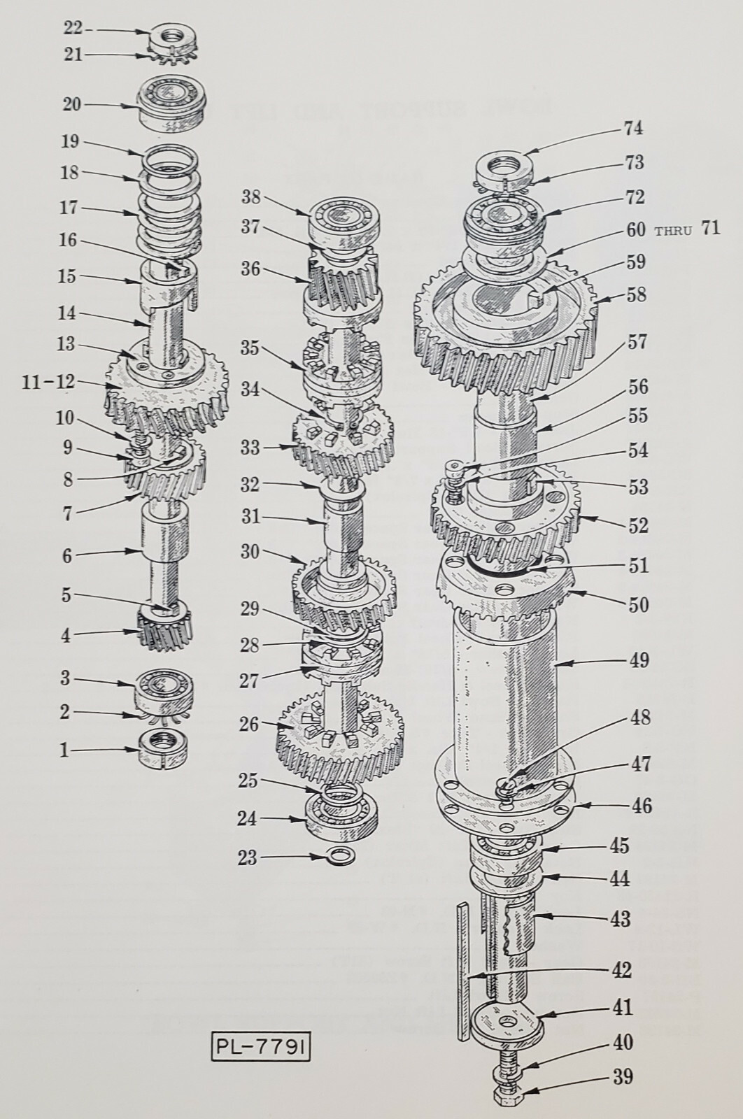 Hobart BALL BEARING BB-018-33 Bearing Top and bottom Cluth Shaf H600 L800 mixer