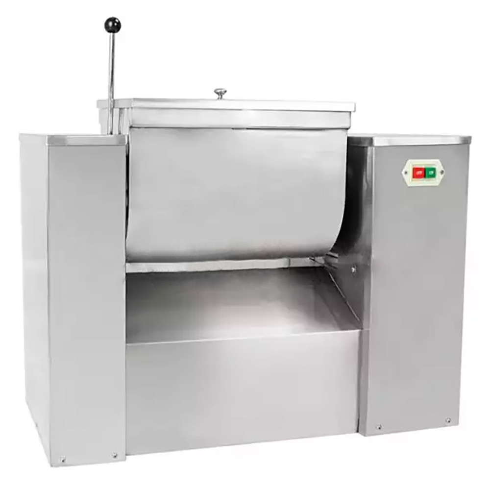 300L Horizontal U Trough Mixer Powder Liquid Paddle Blender Food Tilt-Discharge