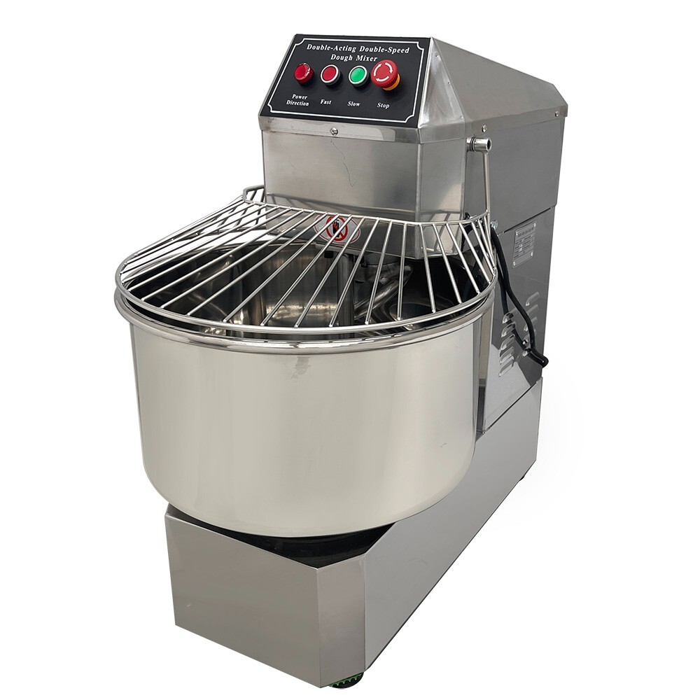 50L Commercial Double Action Double Speed Dough Mixer Stainless Steel 110V
