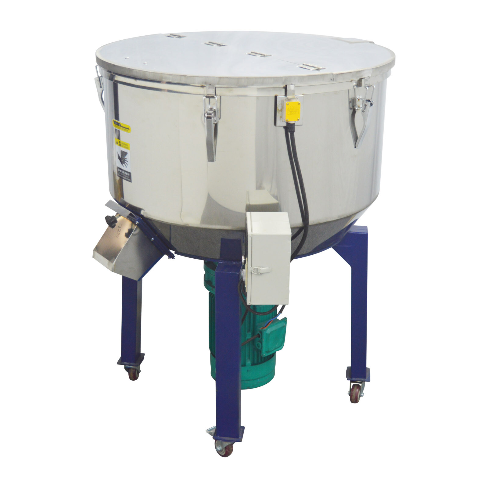 Industrial Plastic Granular Blender 150kg Plastic Color Mixing Machine 220V 3PH