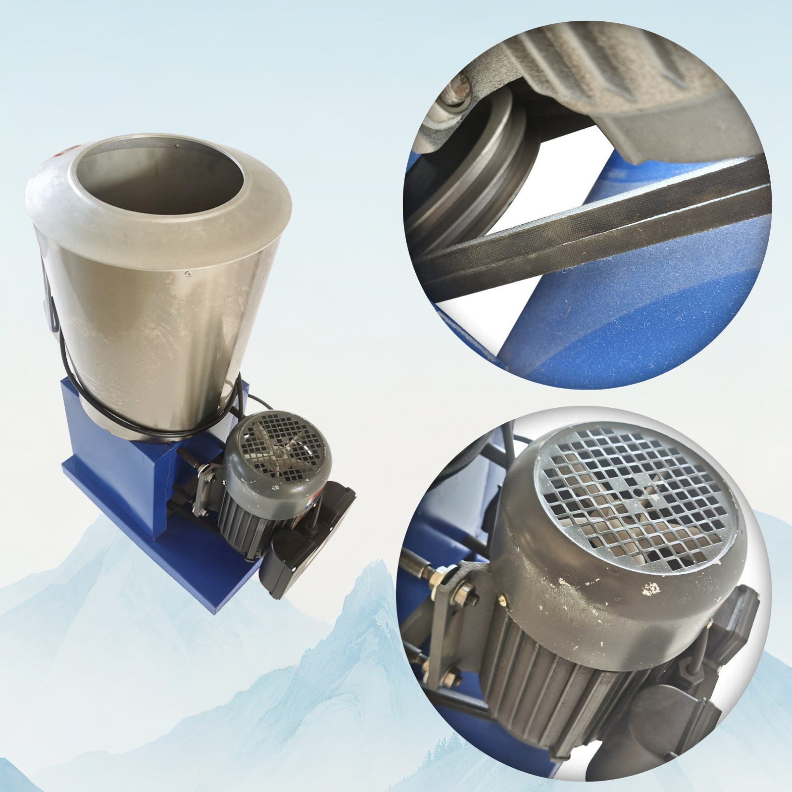 110V 15kg Vertical Stainless Steel Mixer Commercial Dough Kneading Tool