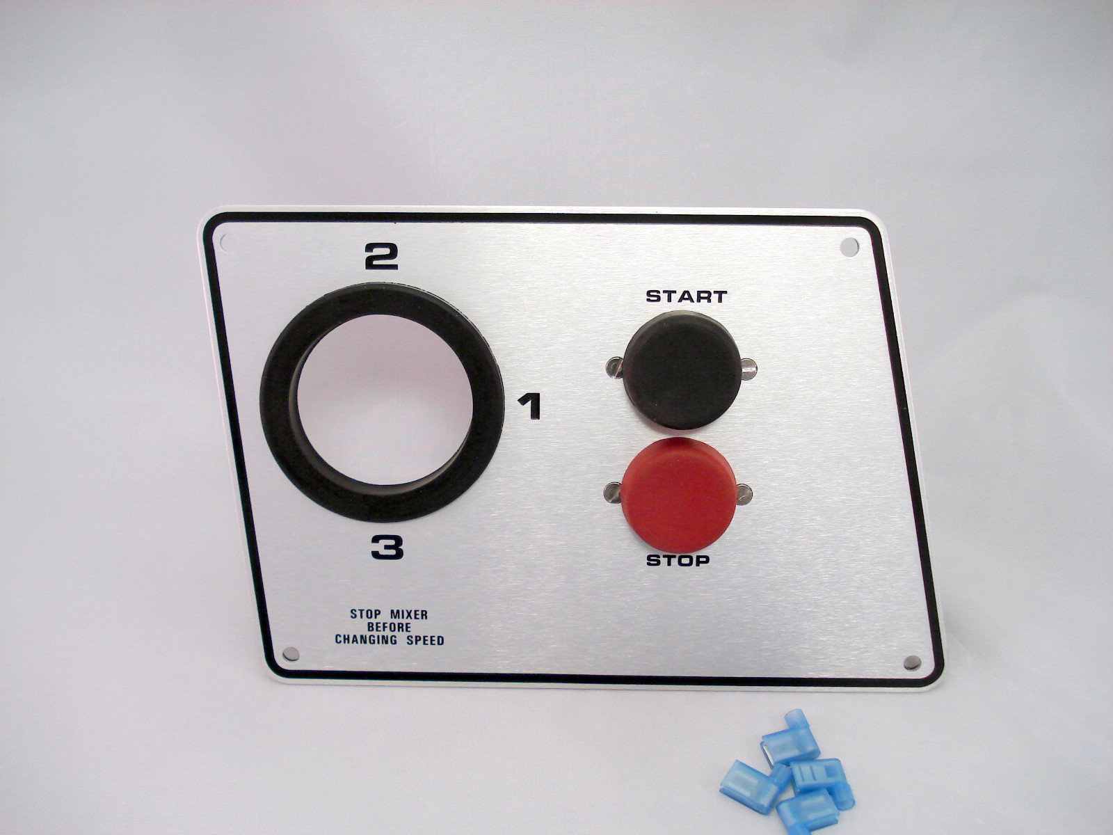 Hobart mixer (Etched) switch & timer with shifter plate part. H600T & L800T