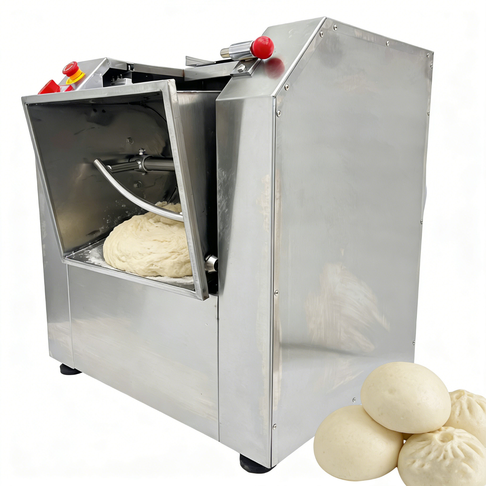 25KG Commercial Dough Keading Machine Electric Flour Stuffing Mixer Blender2.2KW