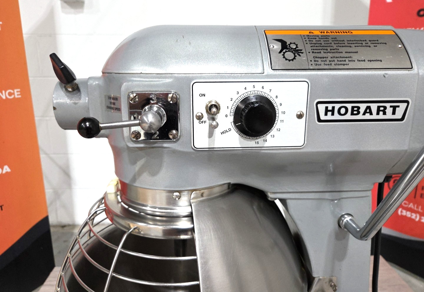HOBART A200 20QT Mixer W/ Bowl, NEW Hook, Whip, Paddle – 120V- WATCH VIDEO!