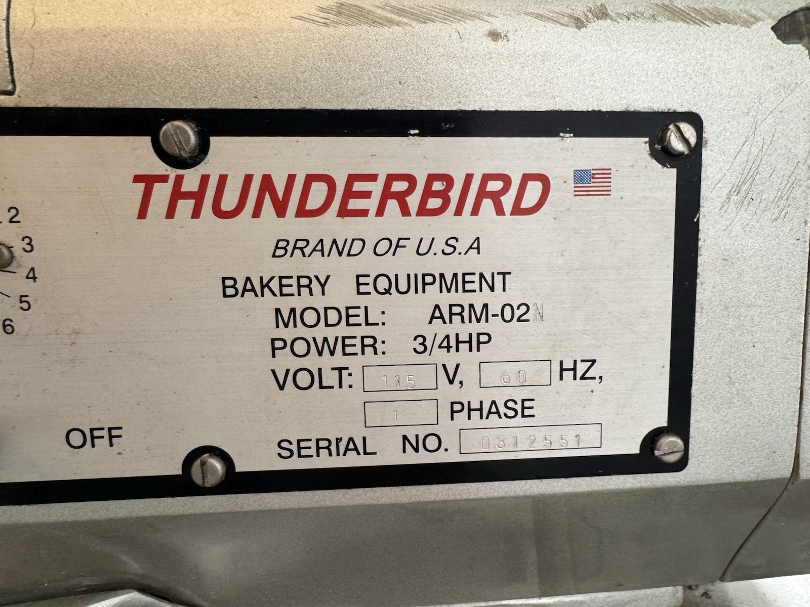 ARM-02 Thunderbird 20QT Planetary Mixer