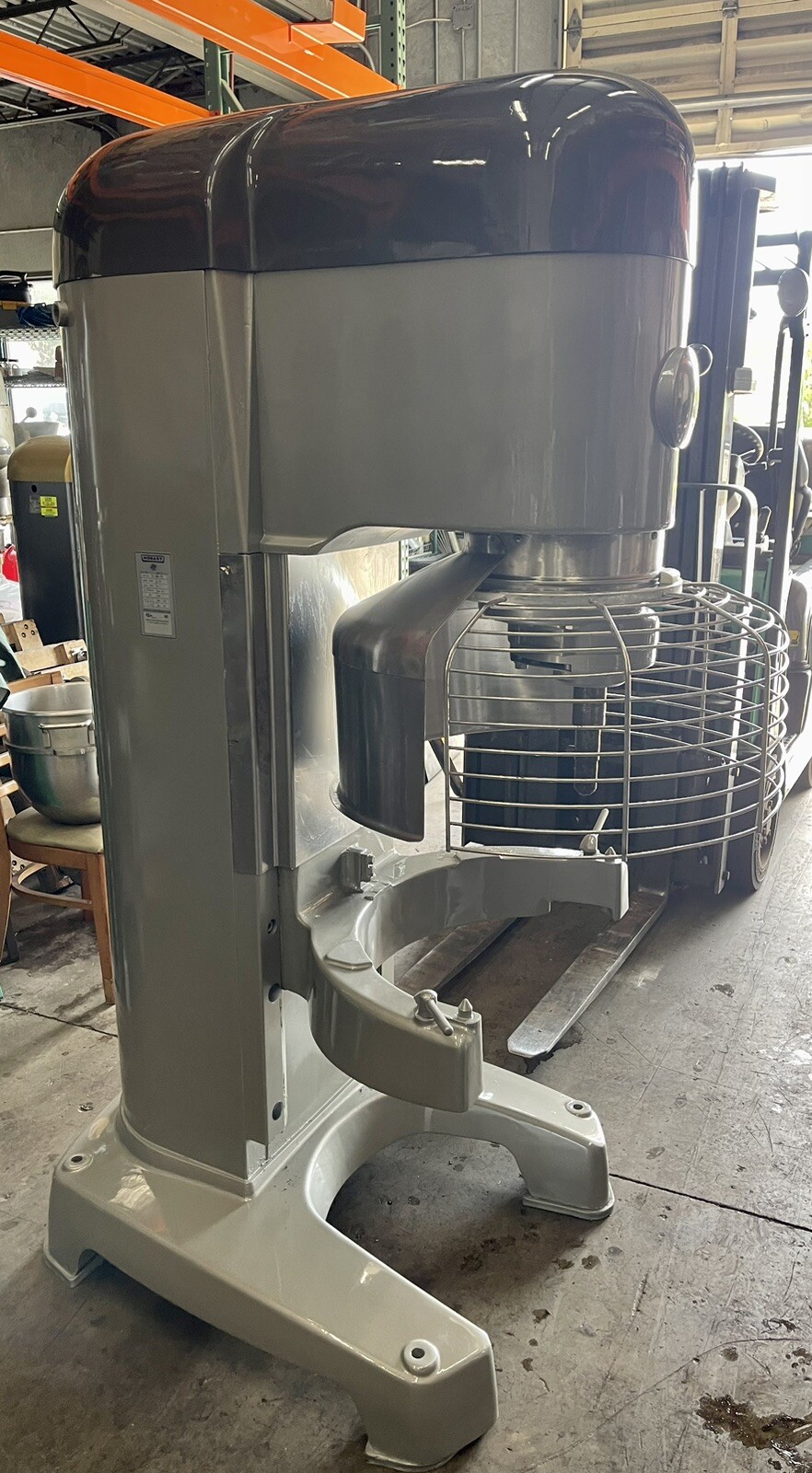 Hobart 140qt mixer V1401 Mixer Bowl Guard W Stainless Steel Bowl 1 Attachment