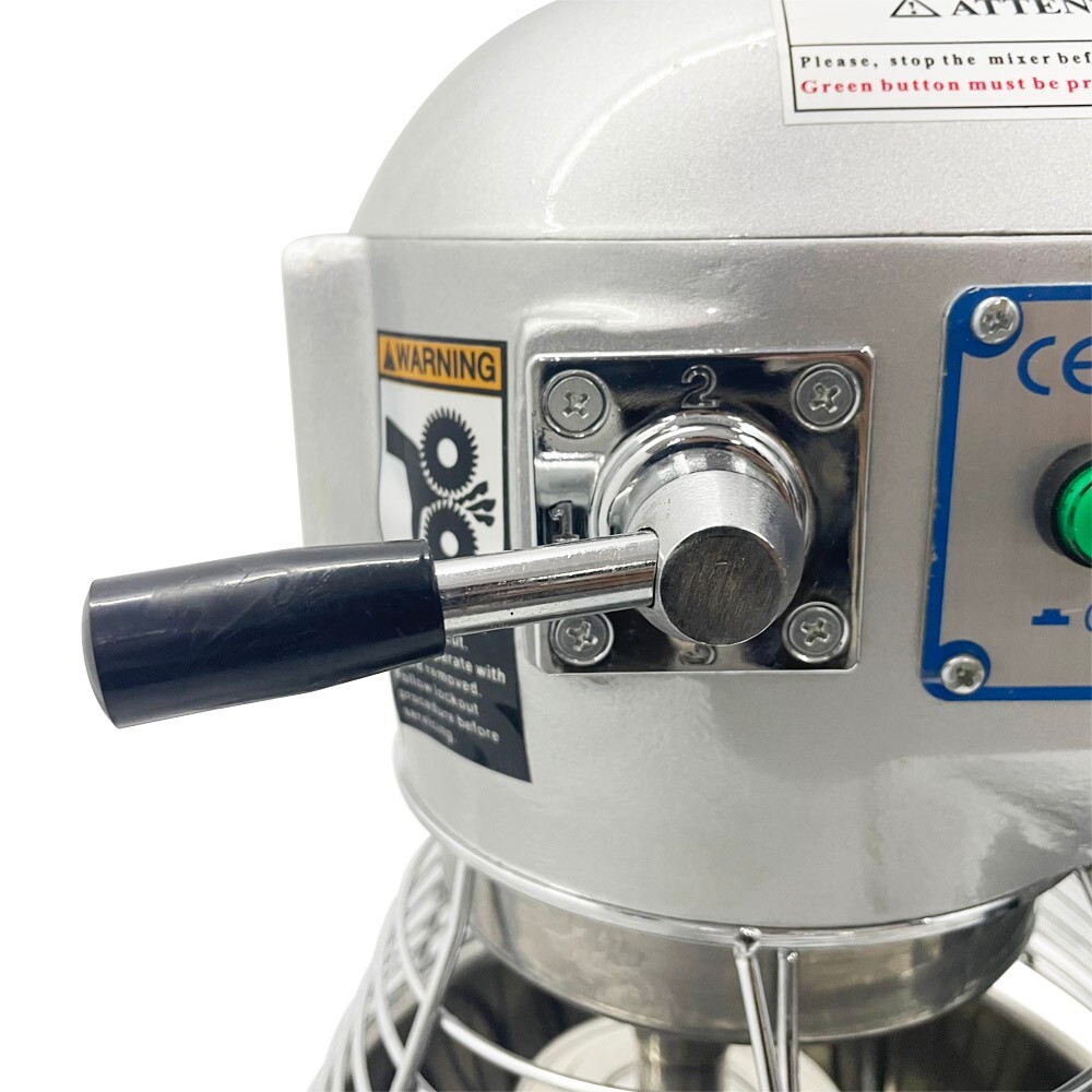 15L450W HeavyDuty Commercial Dough Food Mixer 3 Speed Gear Driven Bakery Blender