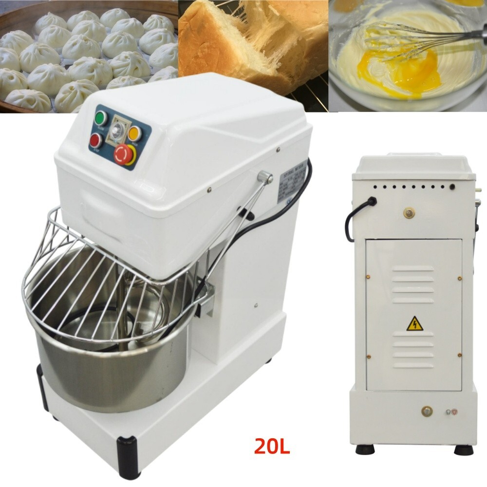 20L 110V Commercial Auto Kneading Mixer Food Mixer Egg Beater Egg Mixer 2 Speed