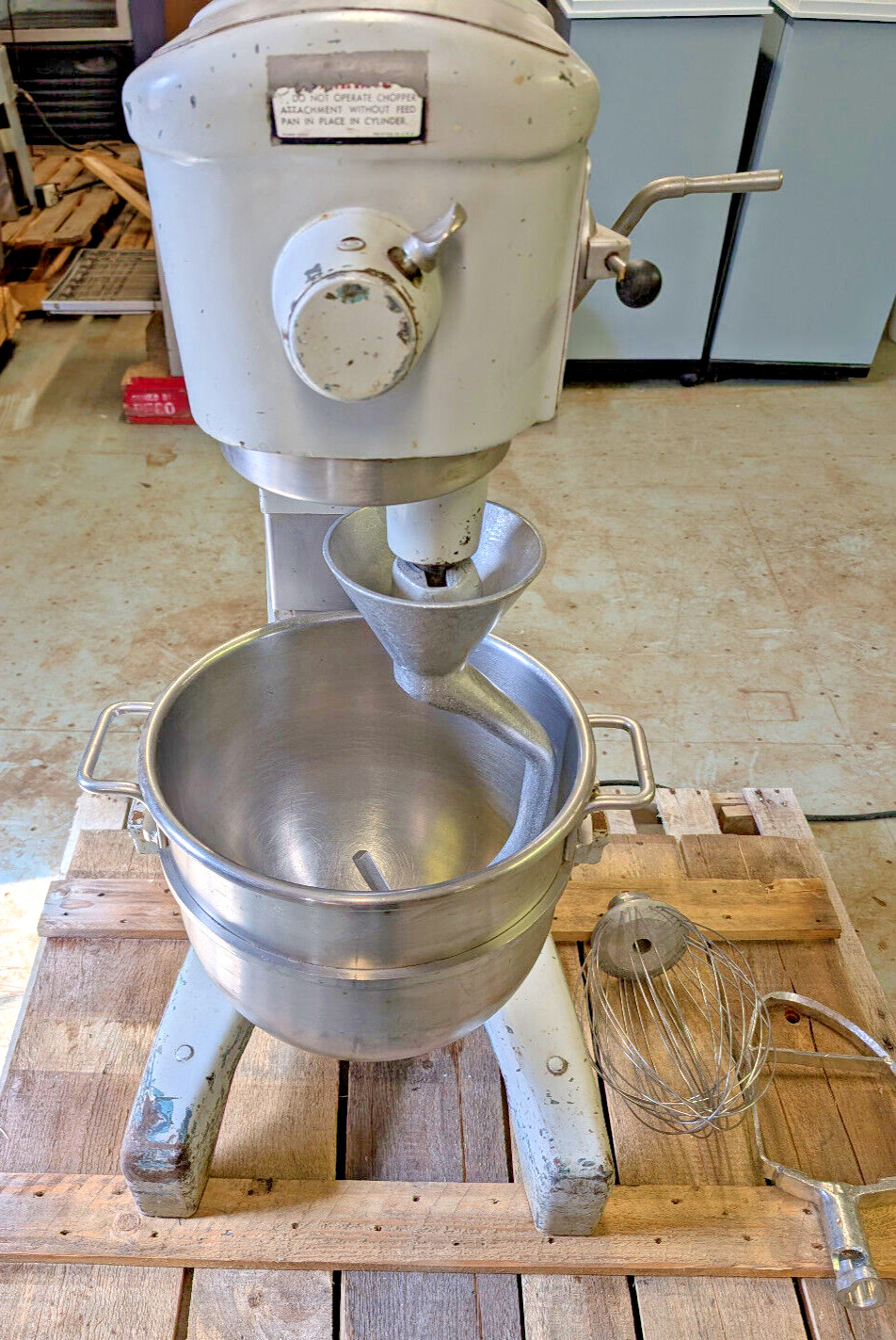 Hobart D-300T Commercial Mixer 30 QT w/ Bowl Whisk Dough Hook Chopping Paddle
