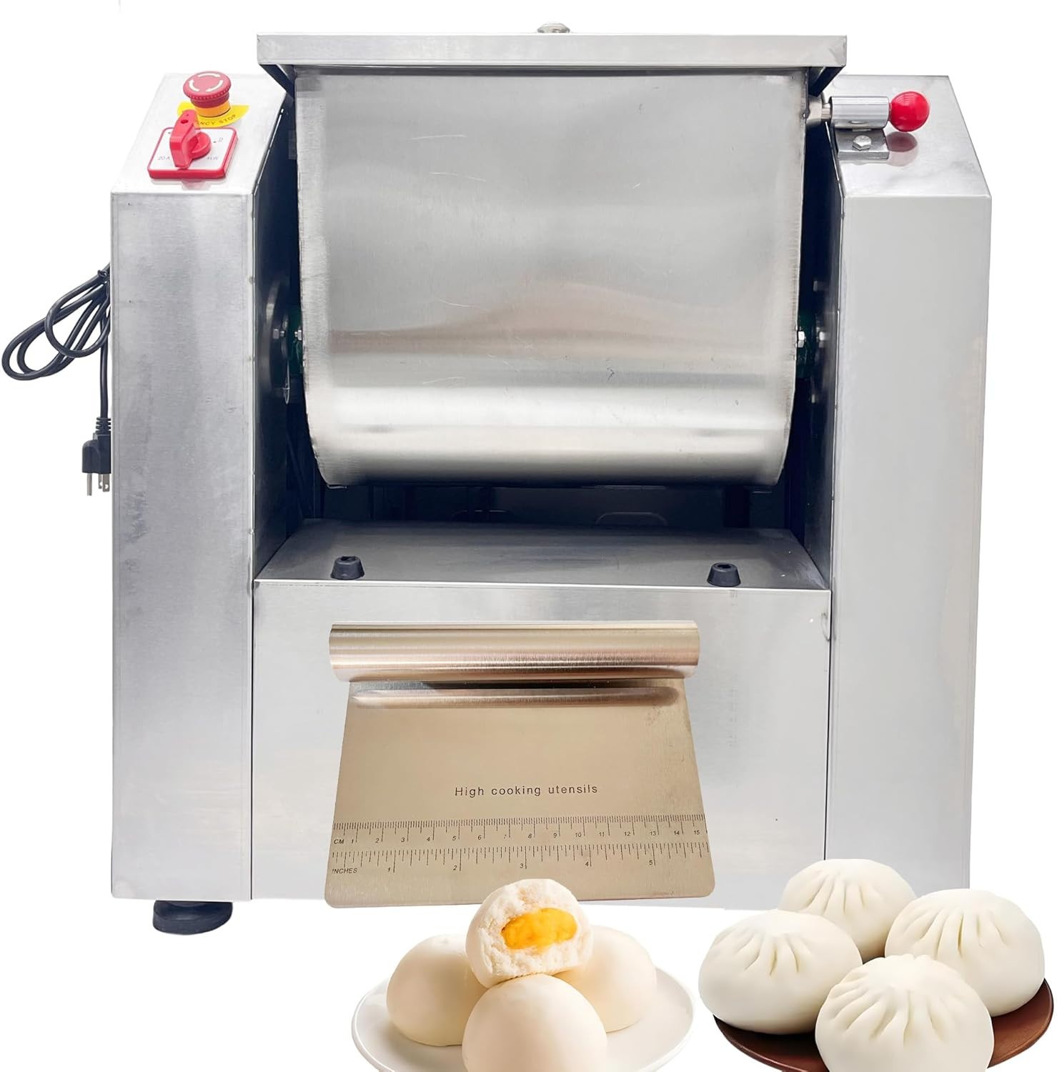 110V Commercial Dough Mixer Machine,33Lbs Electric Meat Filling Food Flour Mixer