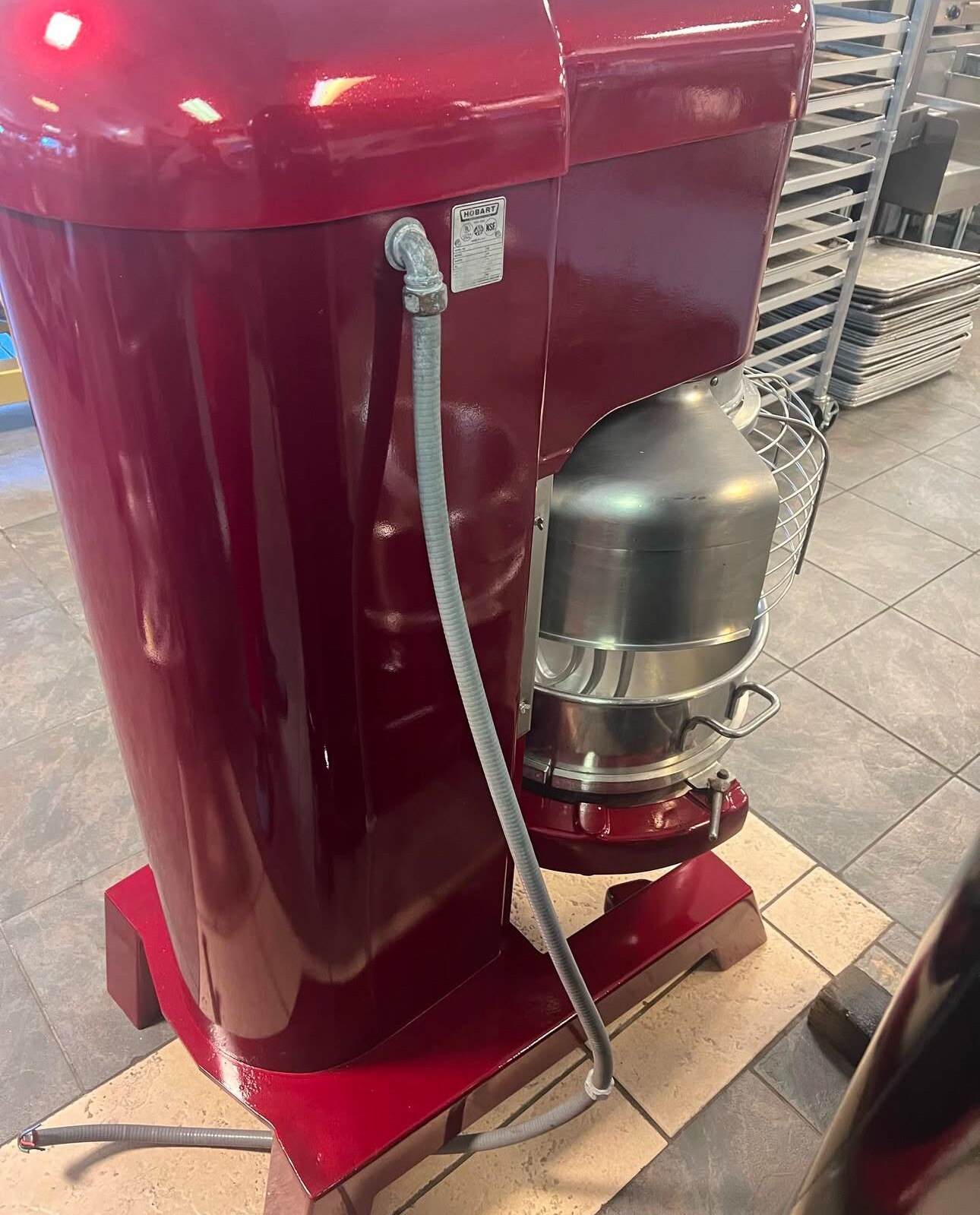 HOBART H600T 60 Qt Mixer 2HP 200V 3 Phase W/ New Bowl & Paddle BEAUTIFUL SHAPE!
