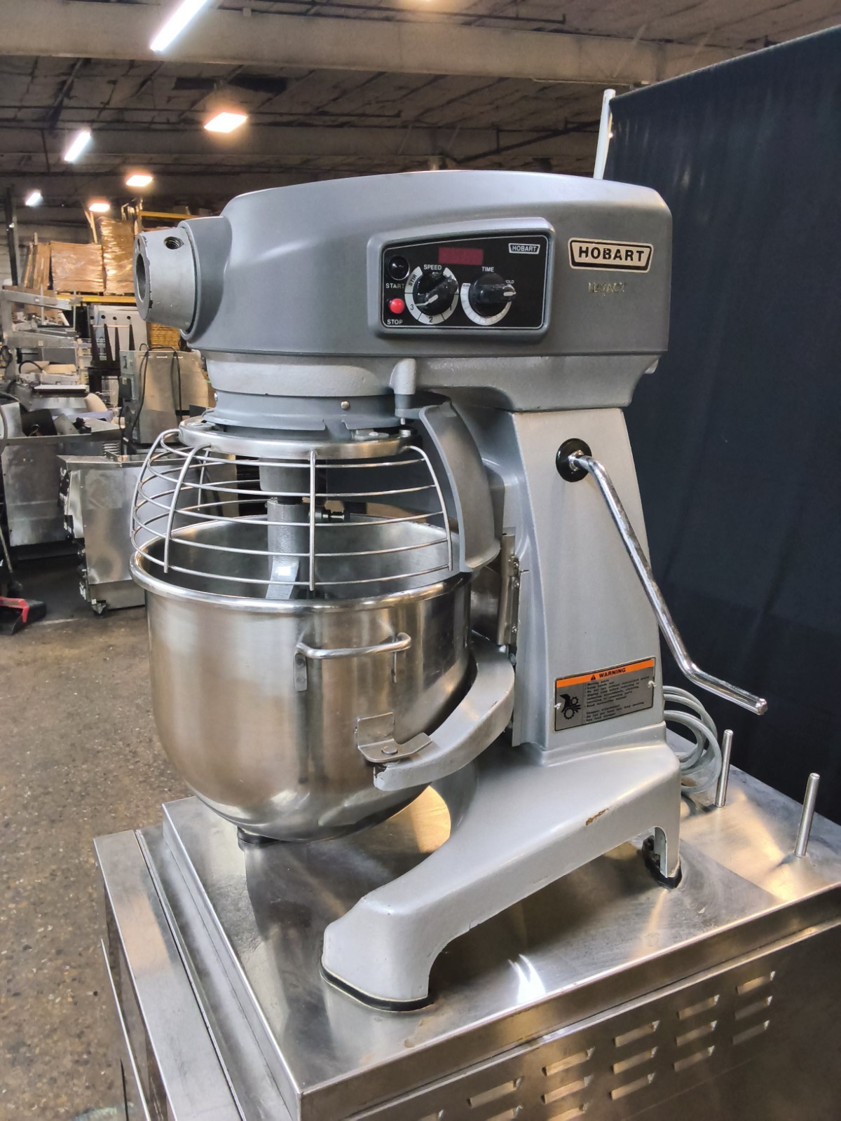 Hobart Legacy HL200 Countertop 20 Qt Dough Mixer with Guard Bowl 1 Attachment