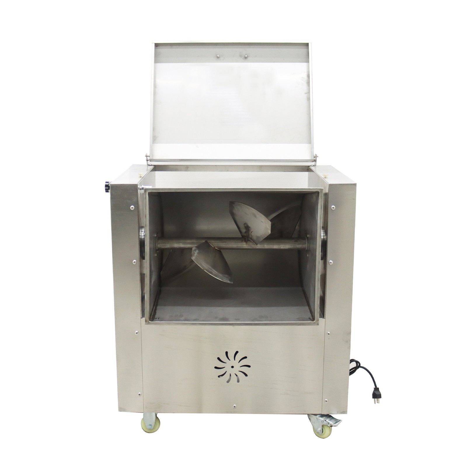 Electric Meat Mixer Vegetable Blender Sausage Filling Mixing Machine 110V 60L
