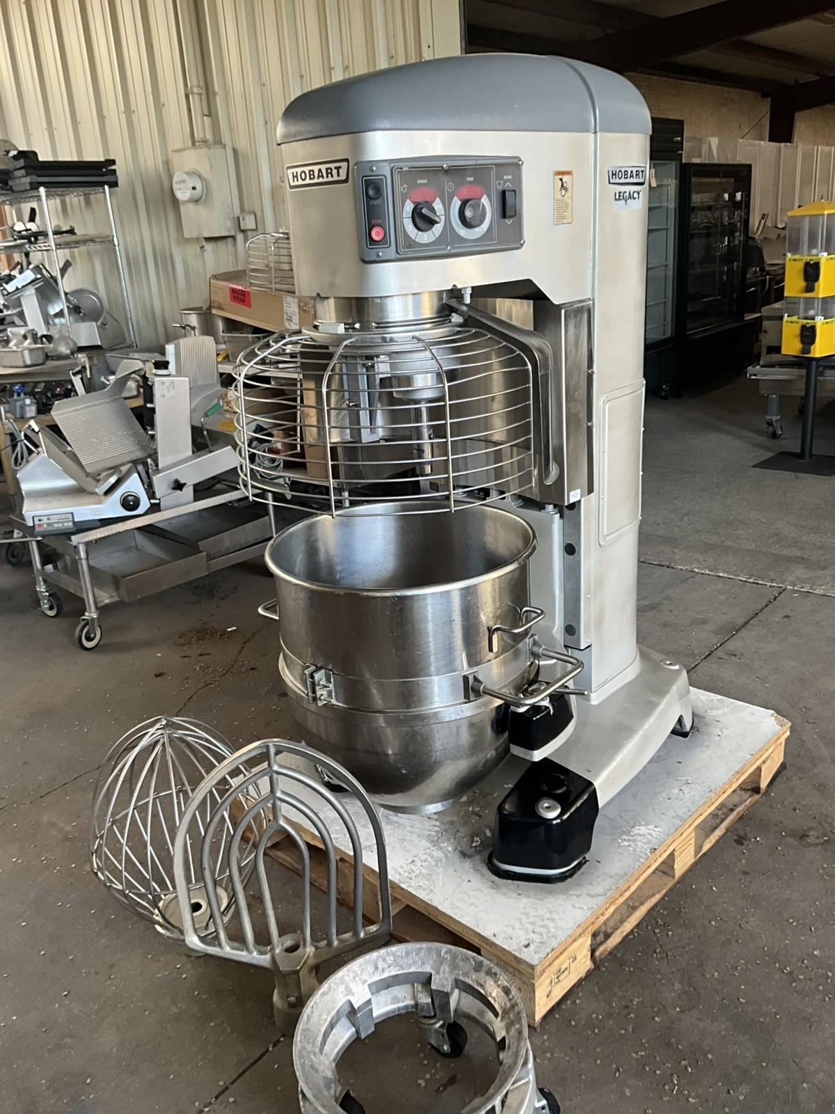 Hobart Legacy 140qt Dough mixer HL1400N Pizza Bakery Donut Pastry bowl guard