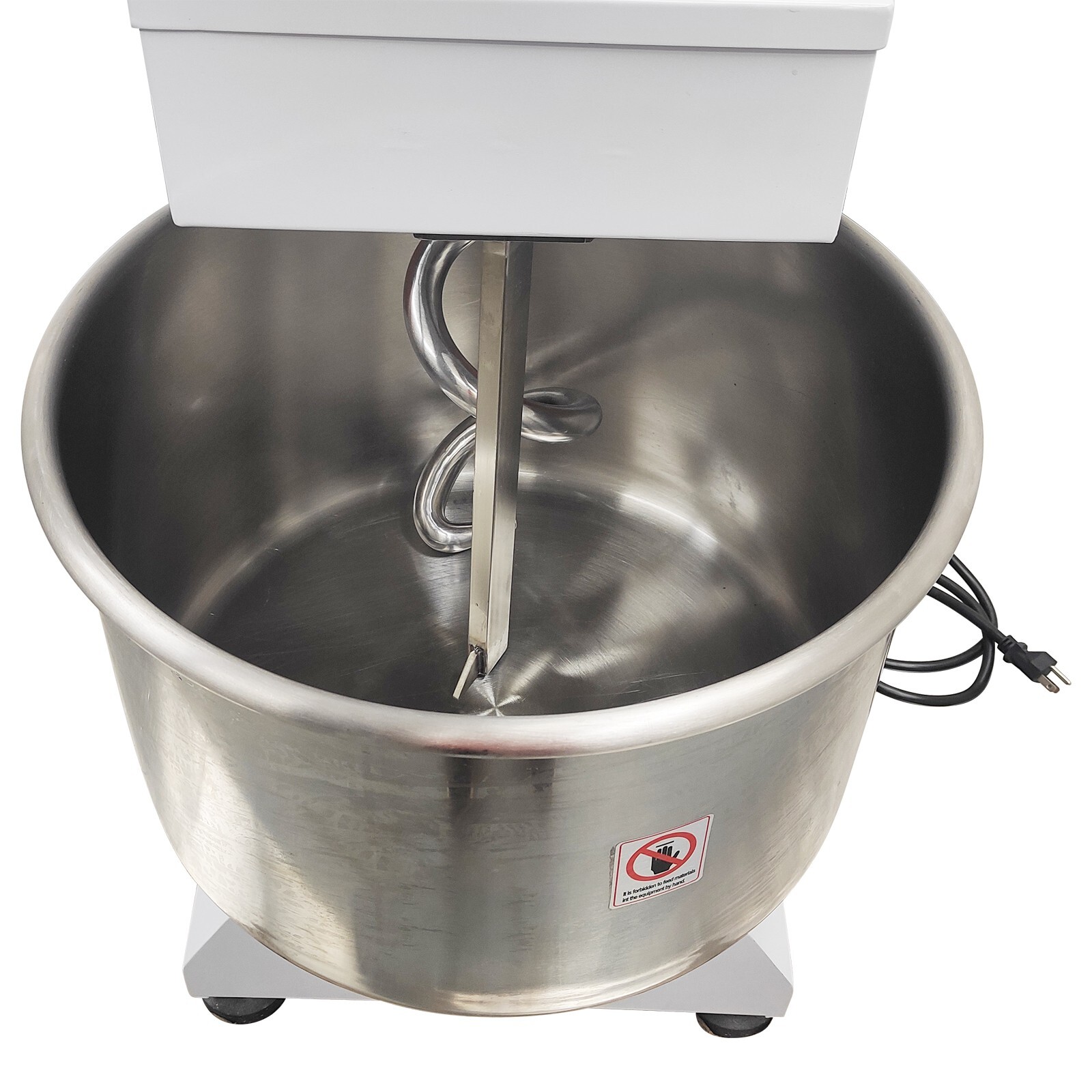 110V 40QT Dual Speed Dual Action Electric Spiral Dough Mixer w/ Micro control