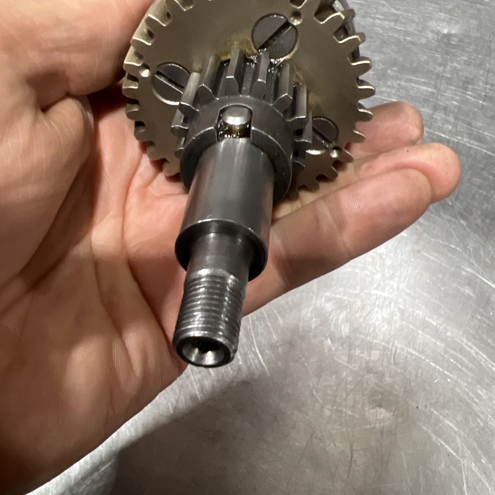 Genuine Hobart A200 20 QT Mixer Old Style Worm Gear Assy W/Spring PN M-24861-1