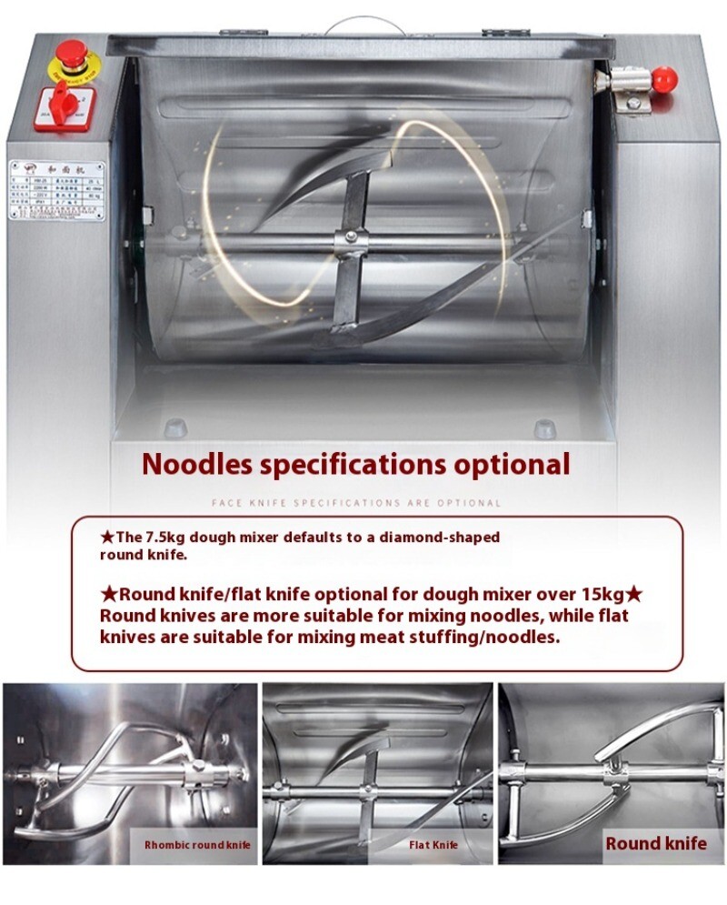 Mixing Machine Commercial 25kg 15 Automatic Kneading Beating Stainless Steel