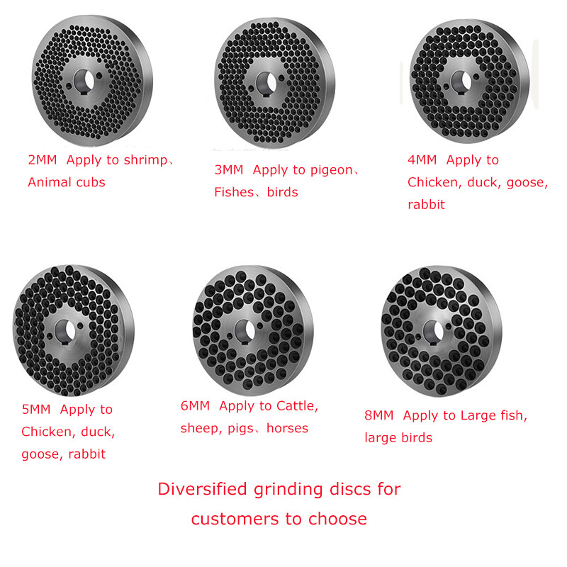 220V Animal Feed Pellet Mill Machine Pallet 2mm-15mm Plate Available Replacement