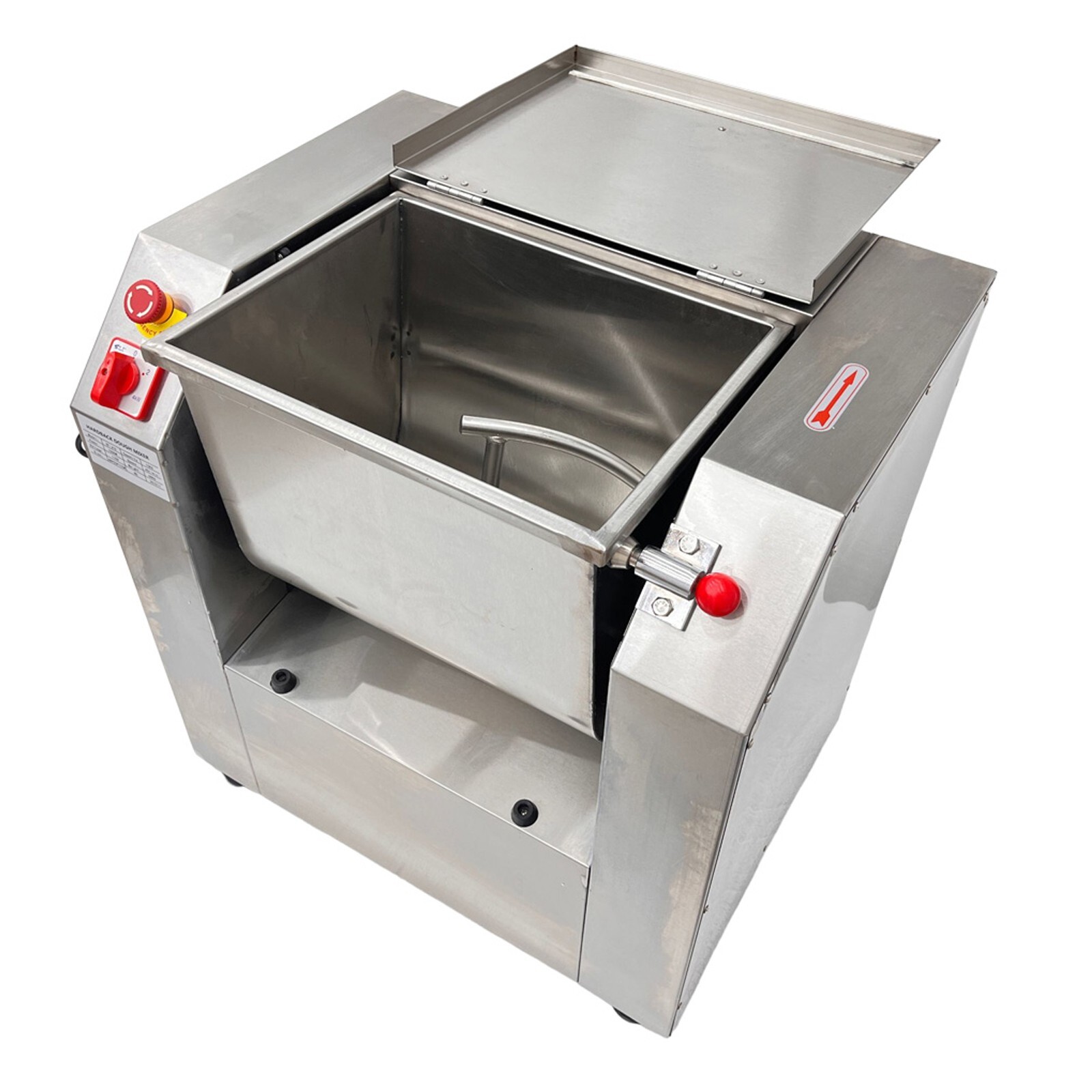 25KG Commercial Dough Mixer 110V Dough Kneading Machine Kitchen Mixing Equipment