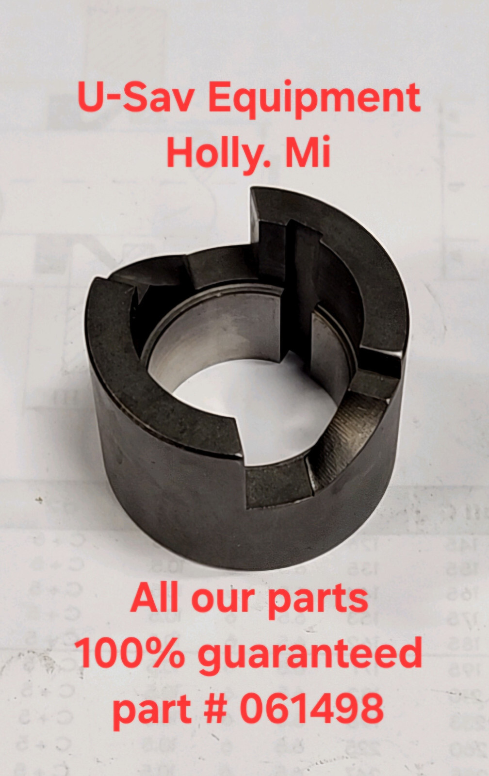 Hobart Mixer H600 Part 061497 & 061498 Flange Shock Absorber for 60 80 qt Set