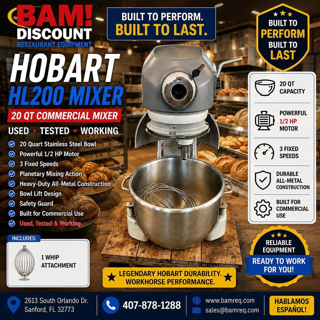 Hobart HL200 20 Quart Commercial Planetary Mixer