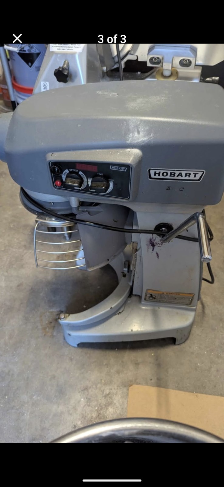 Hobart hl200 legacy mixer 20 qt with table,bowl, Hook, And Meat Grinder