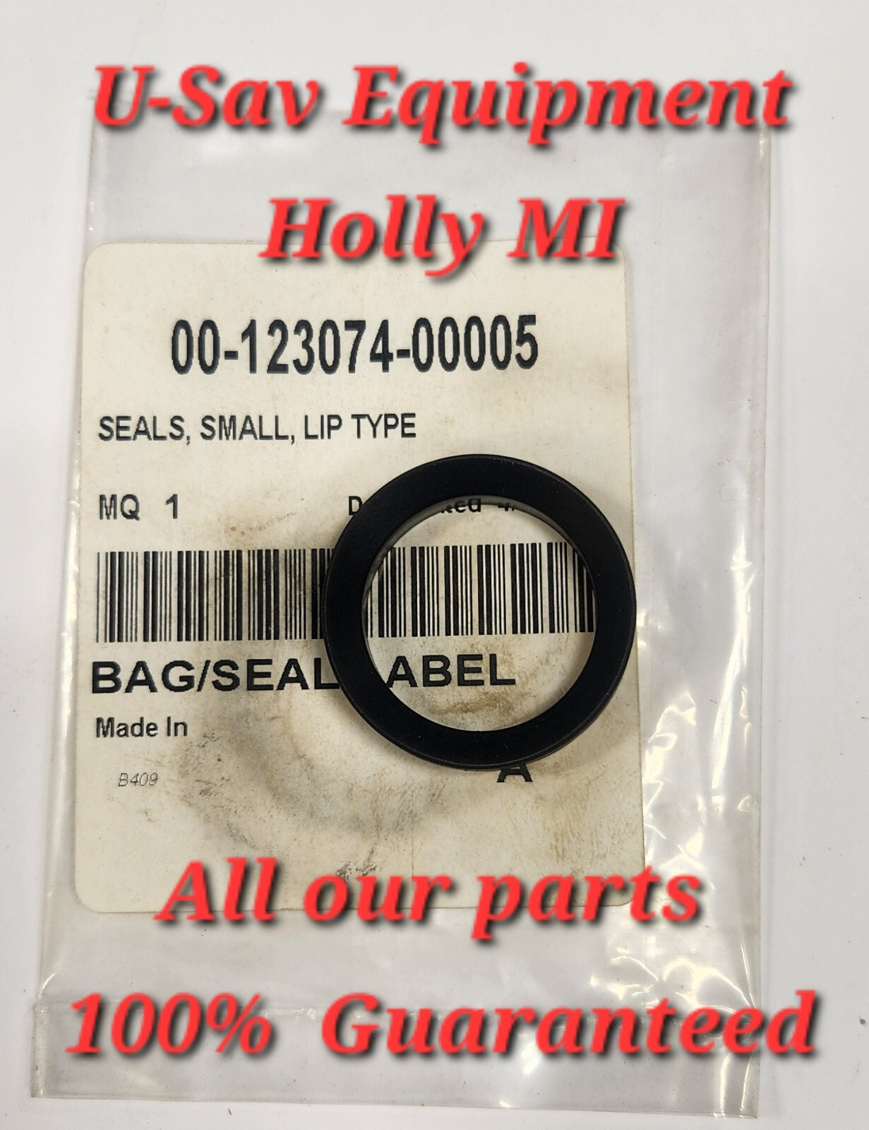 Hobart HCM 300 & HCM 450 00-123074-00005 lid lock handle Seal – Genuine OEM