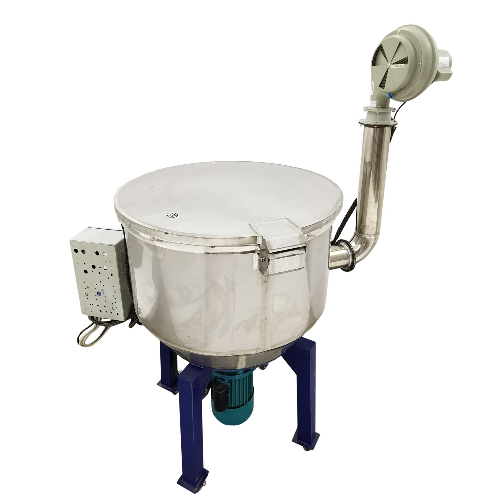 220V 1PH Stainless Steel Industrial Blender Mixer Color Mixing Machine 100KG