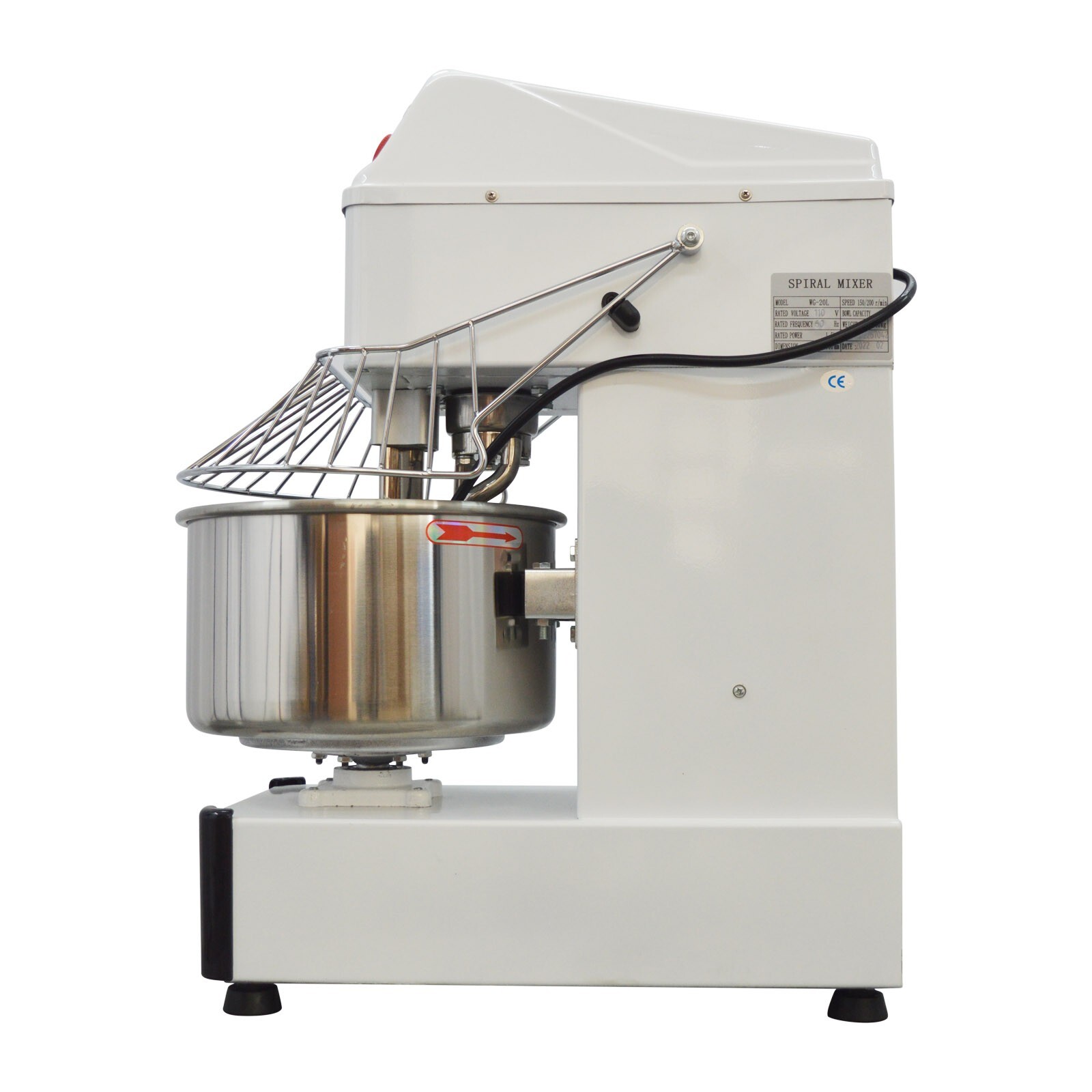 110V Commercial Multi-function Dough Food Mixer Dough Kneading Machine 20L