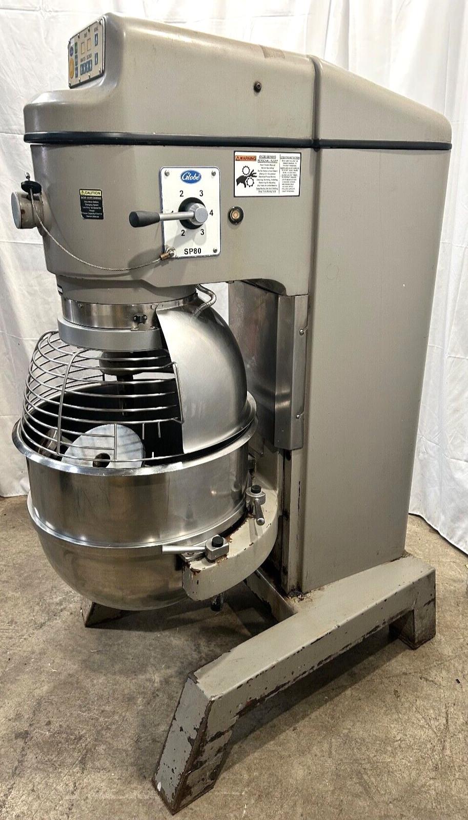 Globe SP80 (80 Qt) Commercial Planetary Mixer T0734
