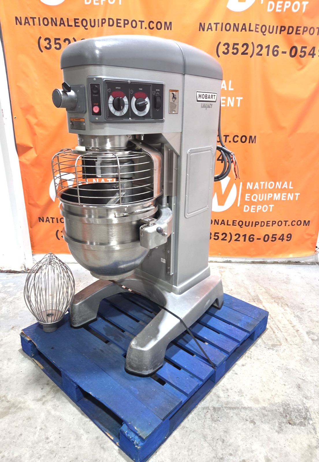 2016 HOBART HL600 Legacy 60QT Mixer W/ Bowl, Hook, Whip, 2.7HP – 1 Or 3PH