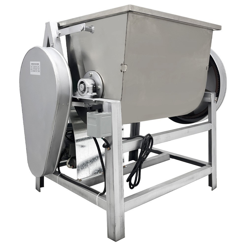 50kg Commercial Dough Mixer Stainless Steel Electric Flour Mixing Machine 110V