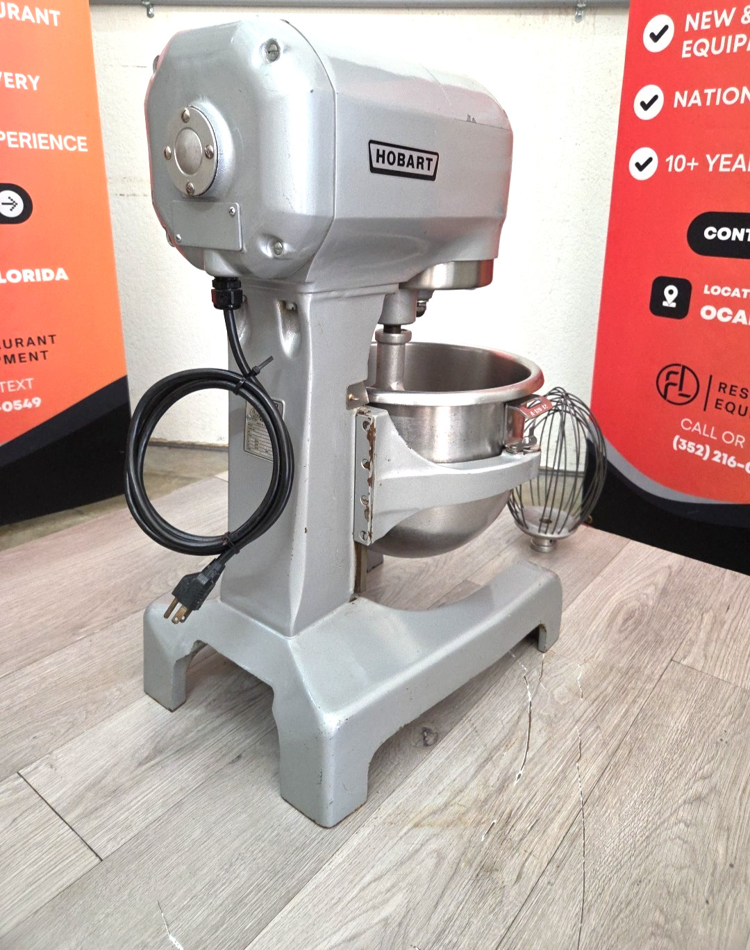 HOBART 12 Quart Mixer A120 W/ Bowl, Paddle, Whisk – 1PH – Watch Video!