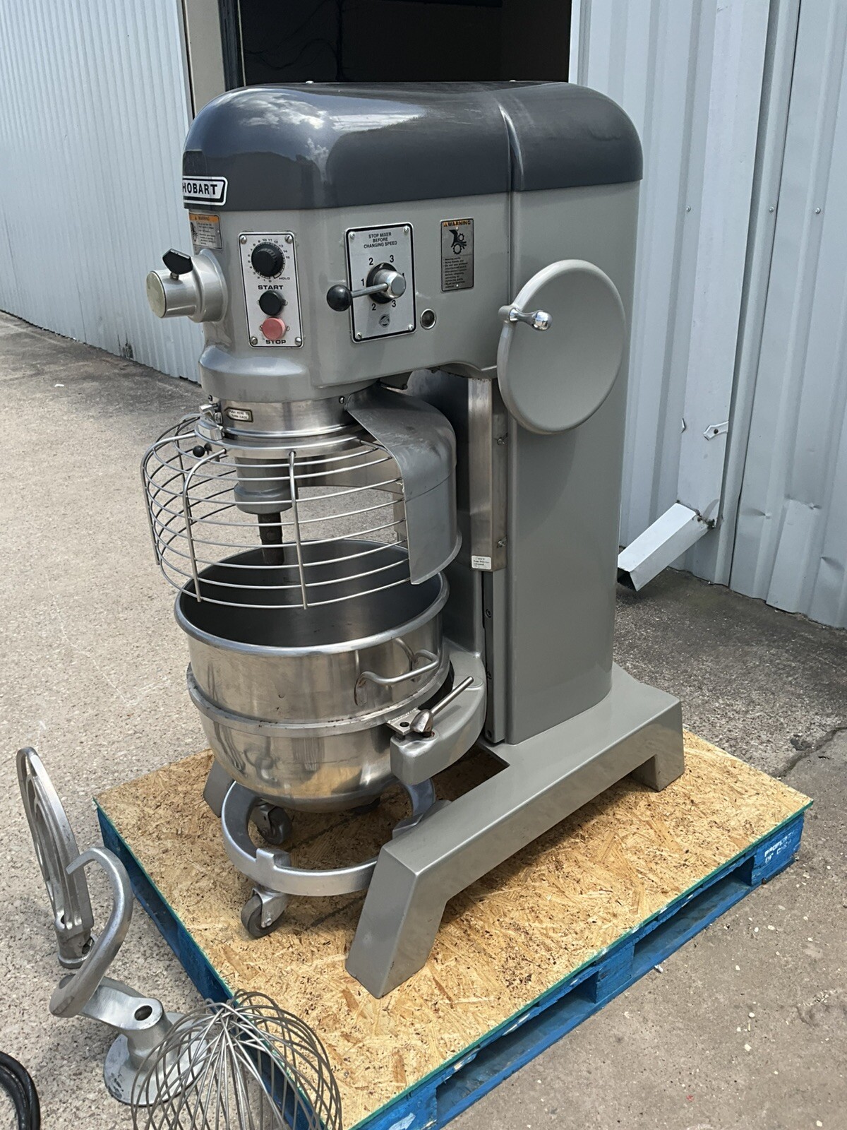 Hobart 60qt Dough mixer H600T Pizza Bakery Donut Pastry Shop bowl guard Hook 8