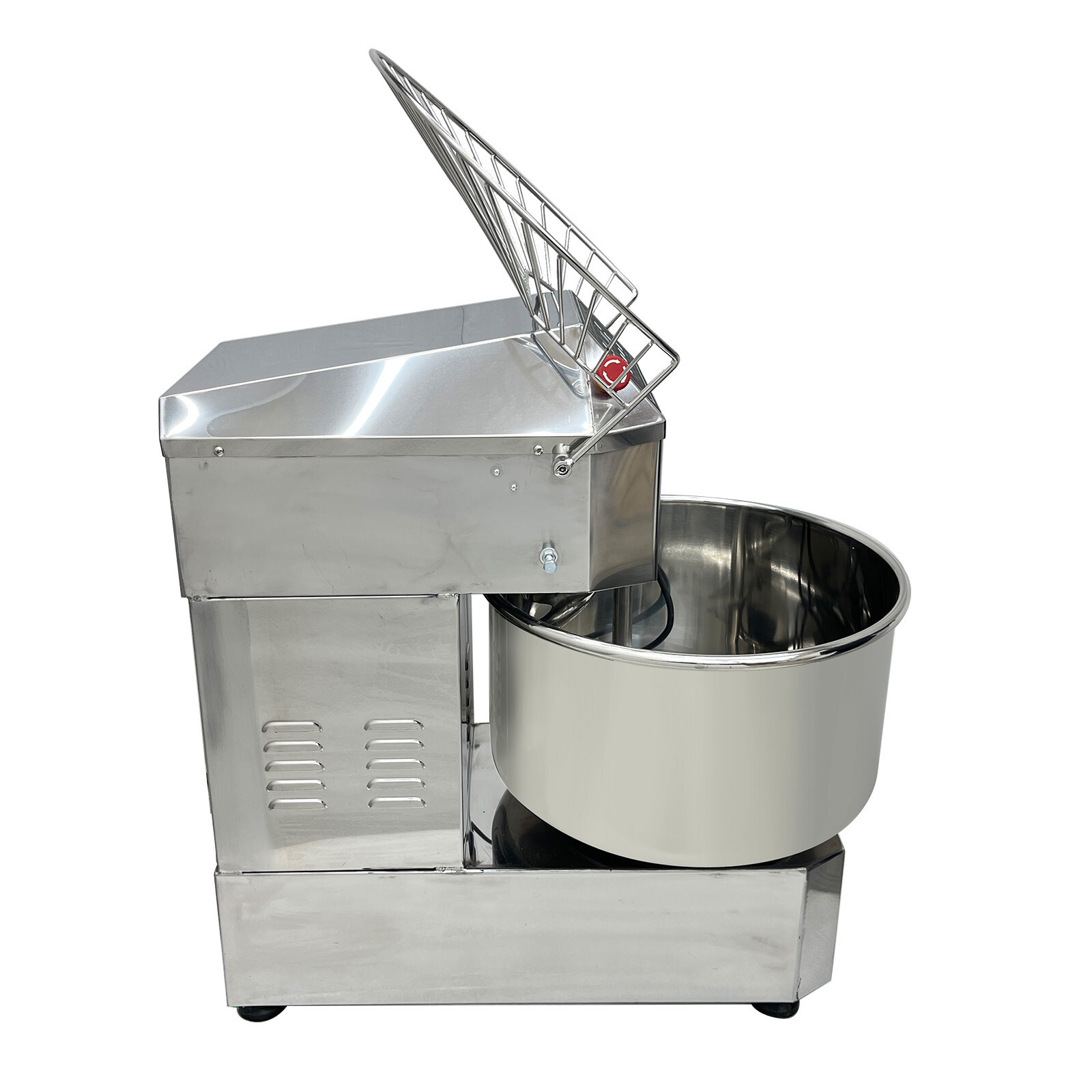 50QT 110V Electric Spiral Dough Mixing Machine Double Action Double Speed 2200W