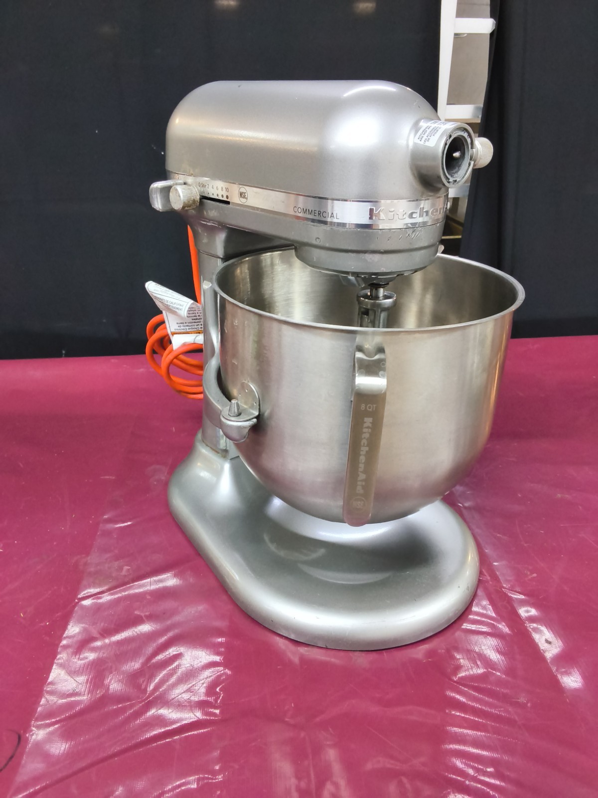 KITCHEN AID KSM8990CU COMMERCIAL 8 QT STAND MIXER
